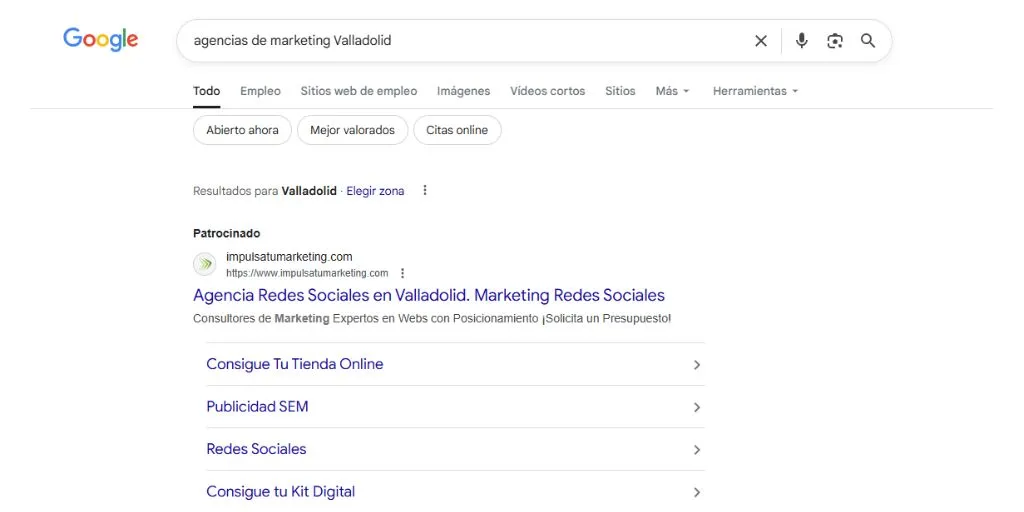 Factores de posicionamiento SEO